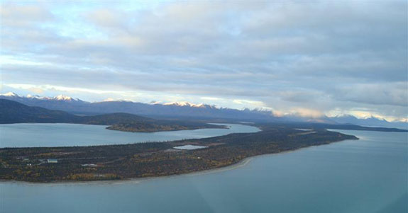 Keyes Point from the Air